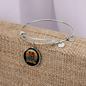 American Shepherd Mom Bracelet Stainless Steel or 18k Gold Circle Bangle-Express Your Love Gifts