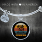 American Shepherd Mom Bracelet Stainless Steel or 18k Gold Circle Bangle-Express Your Love Gifts