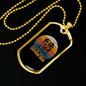 American Shepherd Mom Necklace Stainless Steel or 18k Gold Dog Tag 24" Chain-Express Your Love Gifts
