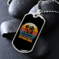 American Shepherd Mom Necklace Stainless Steel or 18k Gold Dog Tag 24" Chain-Express Your Love Gifts