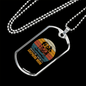 American Shepherd Mom Necklace Stainless Steel or 18k Gold Dog Tag 24" Chain-Express Your Love Gifts