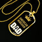 American Wirehair Cat Dad Necklace Stainless Steel or 18k Gold Dog Tag 24" Chain-Express Your Love Gifts