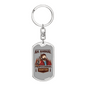An Animal Professional Hunter Hunter'S Keychain Gift Stainless Steel or 18k Gold Dog Tag Keyring-Express Your Love Gifts