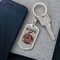 An Animal Professional Hunter Hunter'S Keychain Gift Stainless Steel or 18k Gold Dog Tag Keyring-Express Your Love Gifts