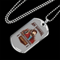 An Animal Professional Hunter Hunting Necklace Stainless Steel or 18k Gold Dog Tag 24"-Express Your Love Gifts
