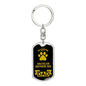Anatolian Shepherd Dog Dog Tag Pendant Keychain Stainless Steel or 18k Gold-Express Your Love Gifts