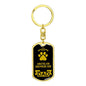 Anatolian Shepherd Dog Dog Tag Pendant Keychain Stainless Steel or 18k Gold-Express Your Love Gifts