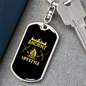 Ancient Life Style Hunter'S Keychain Gift Stainless Steel or 18k Gold Dog Tag Keyring-Express Your Love Gifts