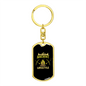 Ancient Life Style Hunter'S Keychain Gift Stainless Steel or 18k Gold Dog Tag Keyring-Express Your Love Gifts