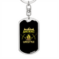 Ancient Life Style Hunter'S Keychain Gift Stainless Steel or 18k Gold Dog Tag Keyring-Express Your Love Gifts