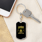 Ancient Life Style Hunter'S Keychain Gift Stainless Steel or 18k Gold Dog Tag Keyring-Express Your Love Gifts