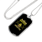 Ancient Life Style Hunting Necklace Stainless Steel or 18k Gold Dog Tag 24"-Express Your Love Gifts