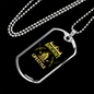Ancient Life Style Hunting Necklace Stainless Steel or 18k Gold Dog Tag 24"-Express Your Love Gifts