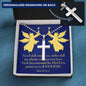 Angels Protect You Psalm 91 Cross Card Necklace w Stainless Steel Pendant-Express Your Love Gifts
