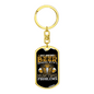 Another Beer Hunter'S Keychain Gift Stainless Steel or 18k Gold Dog Tag Keyring-Express Your Love Gifts