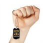 Another Beer Hunting Necklace Stainless Steel or 18k Gold Dog Tag 24" Chain-Express Your Love Gifts