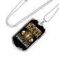 Another Beer Hunting Necklace Stainless Steel or 18k Gold Dog Tag 24" Chain-Express Your Love Gifts