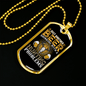 Another Beer Hunting Necklace Stainless Steel or 18k Gold Dog Tag 24" Chain-Express Your Love Gifts