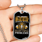 Another Beer Hunting Necklace Stainless Steel or 18k Gold Dog Tag 24" Chain-Express Your Love Gifts