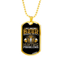 Another Beer Hunting Necklace Stainless Steel or 18k Gold Dog Tag 24" Chain-Express Your Love Gifts