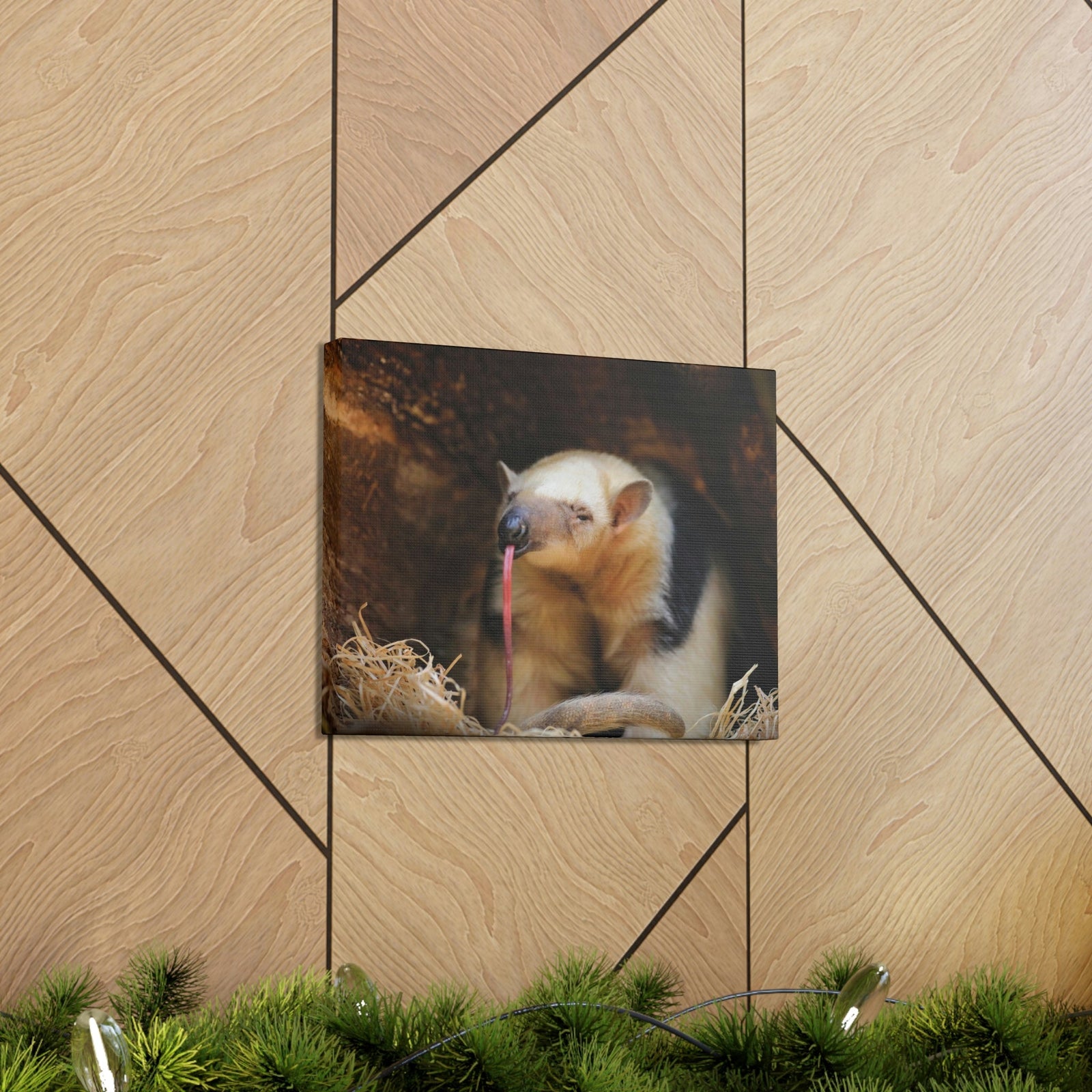 Anteater Long Tongue Anteater With Long Muzzle And Big Ear Wall Art Ready To Hang Unframed-Express Your Love Gifts