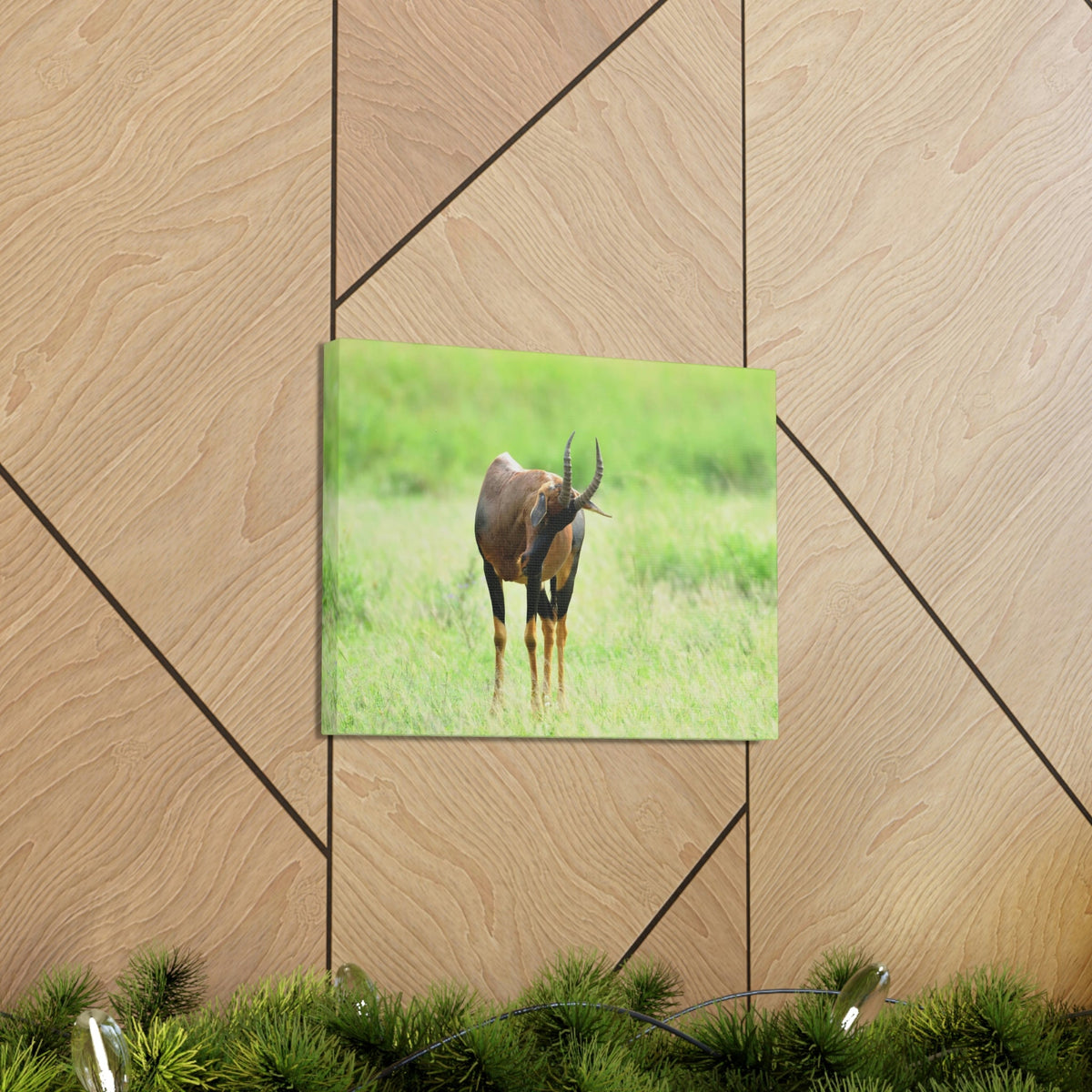 Scripture Walls Antelope Hunting Antelope on Hunt Print Animal Wall Art Wildlife Canvas Prints Wall Art Ready to Hang Unframed-Express Your Love Gifts