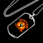 Antlers Hunting Tourism Necklace Stainless Steel or 18k Gold Dog Tag 24"-Express Your Love Gifts