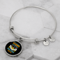 Any Woman Can be a Cane Corso Mom Bracelet Stainless Steel or 18k Gold Circle Bangle-Express Your Love Gifts
