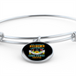Any Woman Can be a Cane Corso Mom Bracelet Stainless Steel or 18k Gold Circle Bangle-Express Your Love Gifts