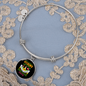 Any Woman Can be a German Shepherd Mother Bracelet Stainless Steel or 18k Gold Circle Bangle-Express Your Love Gifts