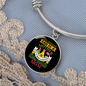 Any Woman Can be a German Shepherd Mother Bracelet Stainless Steel or 18k Gold Circle Bangle-Express Your Love Gifts