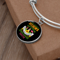 Any Woman Can be a German Shepherd Mother Bracelet Stainless Steel or 18k Gold Circle Bangle-Express Your Love Gifts