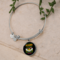 Any Woman Can be a German Shepherd Mother Bracelet Stainless Steel or 18k Gold Circle Bangle-Express Your Love Gifts