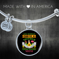 Any Woman Can be a German Shepherd Mother Bracelet Stainless Steel or 18k Gold Circle Bangle-Express Your Love Gifts