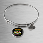Any Woman Can be a German Shepherd Mother Bracelet Stainless Steel or 18k Gold Circle Bangle-Express Your Love Gifts