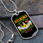 Any Woman Can be a German Shepherd Mother Necklace Stainless Steel or 18k Gold Dog Tag 24" Chain-Express Your Love Gifts