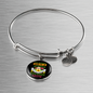 Any Woman Can be a Golden Retriever Mom Bracelet Stainless Steel or 18k Gold Circle Bangle-Express Your Love Gifts