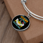 Any Woman Can be a Great Dane Mom Bracelet Stainless Steel or 18k Gold Circle Bangle-Express Your Love Gifts