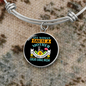 Any Woman Can be a Great Dane Mom Bracelet Stainless Steel or 18k Gold Circle Bangle-Express Your Love Gifts