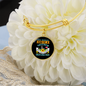 Any Woman Can be a Great Dane Mom Bracelet Stainless Steel or 18k Gold Circle Bangle-Express Your Love Gifts