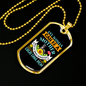 Any Woman Can be a Great Dane Mom Necklace Stainless Steel or 18k Gold Dog Tag 24" Chain-Express Your Love Gifts