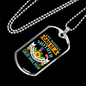 Any Woman Can be a Great Dane Mom Necklace Stainless Steel or 18k Gold Dog Tag 24" Chain-Express Your Love Gifts