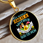 Any Woman Can be a Shih Tzu Mom Circle Necklace Stainless Steel or 18k Gold 18-22"-Express Your Love Gifts