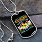 Any Woman Can be a Shih Tzu Mom Necklace Stainless Steel or 18k Gold Dog Tag 24" Chain-Express Your Love Gifts