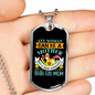 Any Woman Can be a Shih Tzu Mom Necklace Stainless Steel or 18k Gold Dog Tag 24" Chain-Express Your Love Gifts