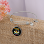 Any Woman Can be a Yorkshire Terrier Mom Bracelet Stainless Steel or 18k Gold Circle Bangle-Express Your Love Gifts
