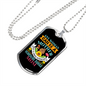 Any Woman Can be a Yorkshire Terrier Mom Necklace Stainless Steel or 18k Gold Dog Tag 24" Chain-Express Your Love Gifts