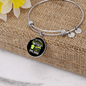 Any Women Can be a Dog Mom Bracelet Stainless Steel or 18k Gold Circle Bangle-Express Your Love Gifts