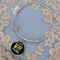 Any Women Can be a Dog Mom Bracelet Stainless Steel or 18k Gold Circle Bangle-Express Your Love Gifts