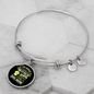 Any Women Can be a Dog Mom Bracelet Stainless Steel or 18k Gold Circle Bangle-Express Your Love Gifts